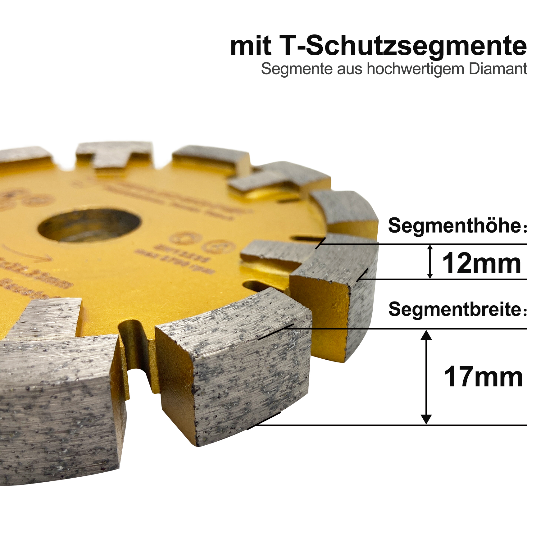 Disco diamantato ECKIG Ø 130 mm 17 mm