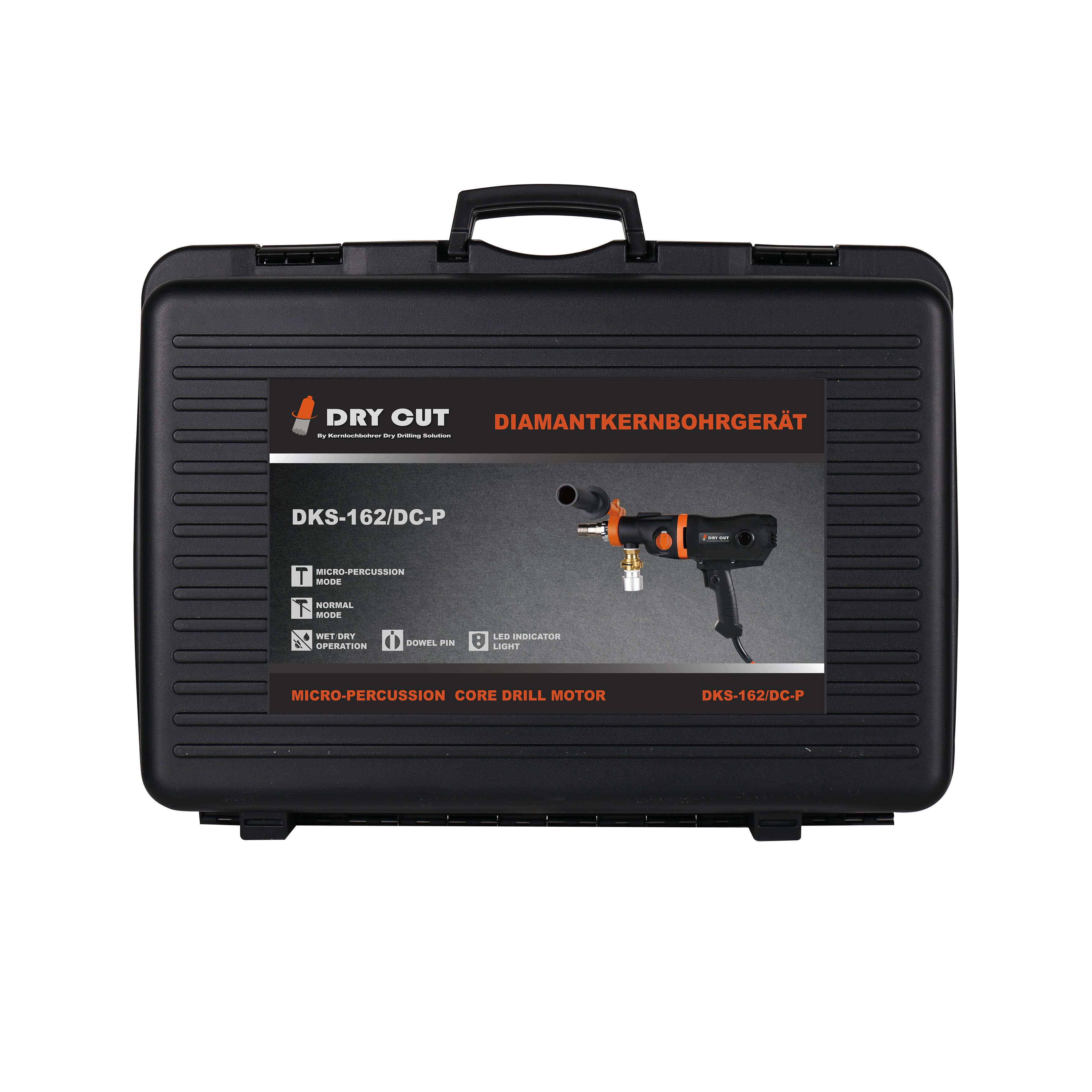 Softschlag-Kernbohrgerät DKS-162/DC-P für Nass- und Trockenbetrieb