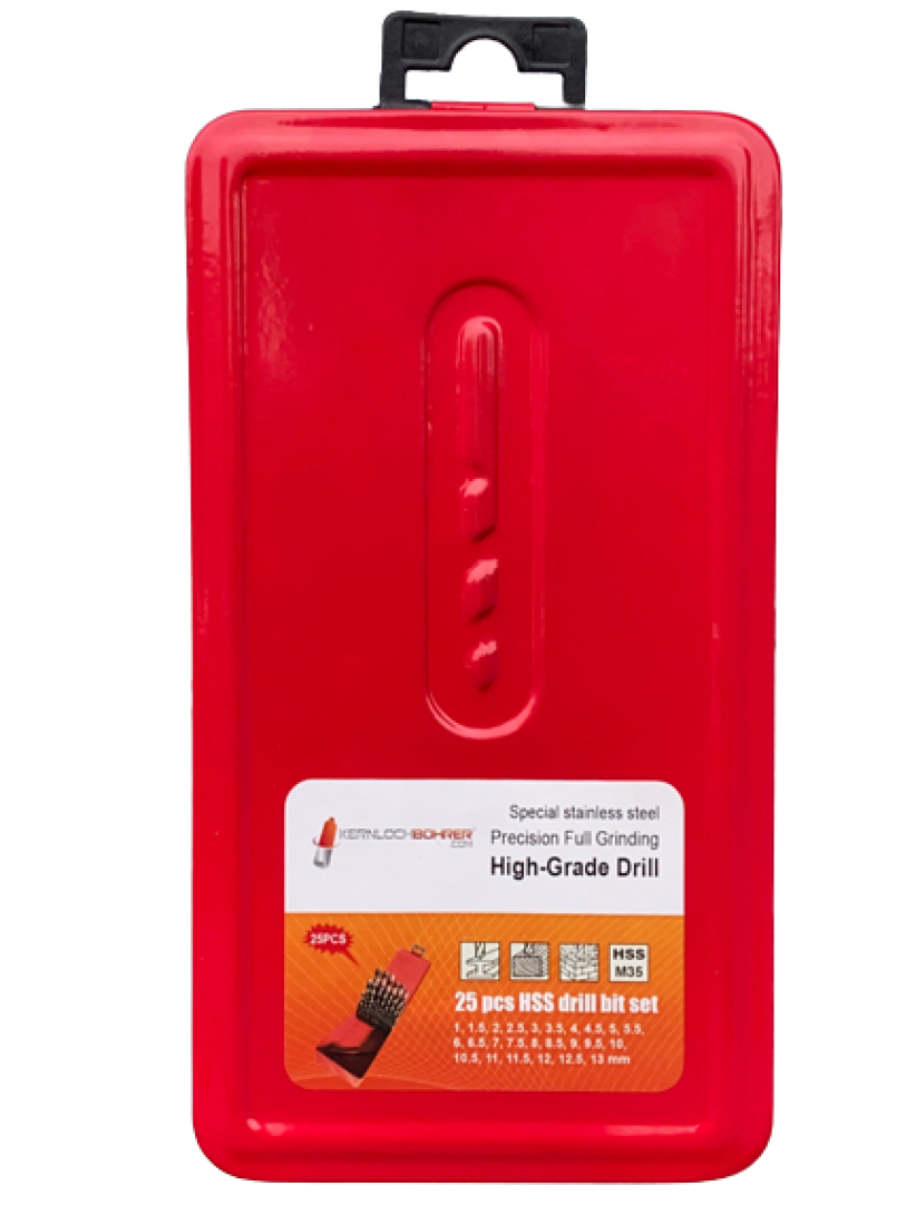 Metallbohrer-Set 25tlg. HSS-CO Titan beschichtet