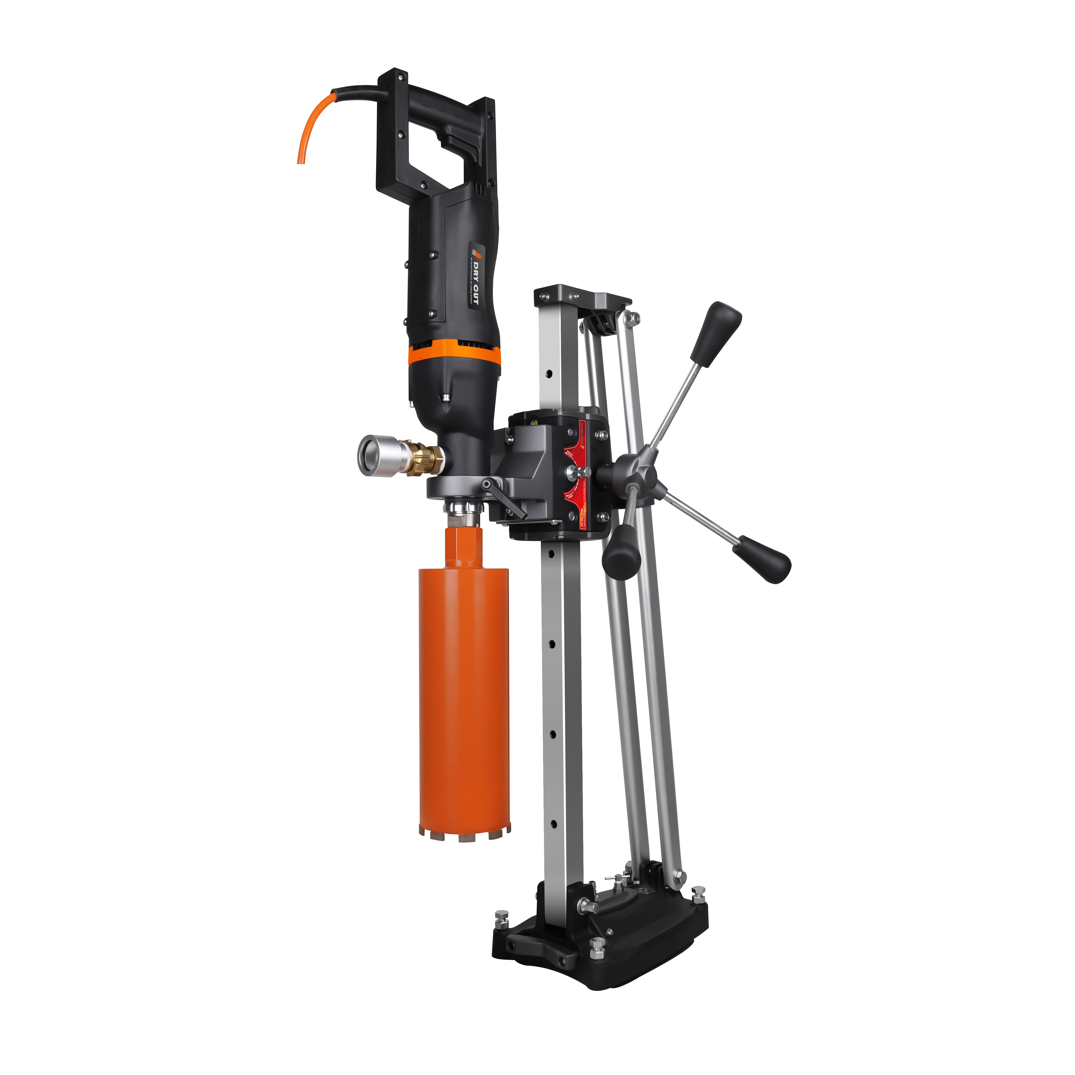 Softschlag-Kernbohrgerät (Freihand & mit Ständer), Nass & Trocken, Ø 162mm handgeführt, Ø 202mm ständergeführt, Beton/Stahlbeton/Mauerwerk, mit Stauba