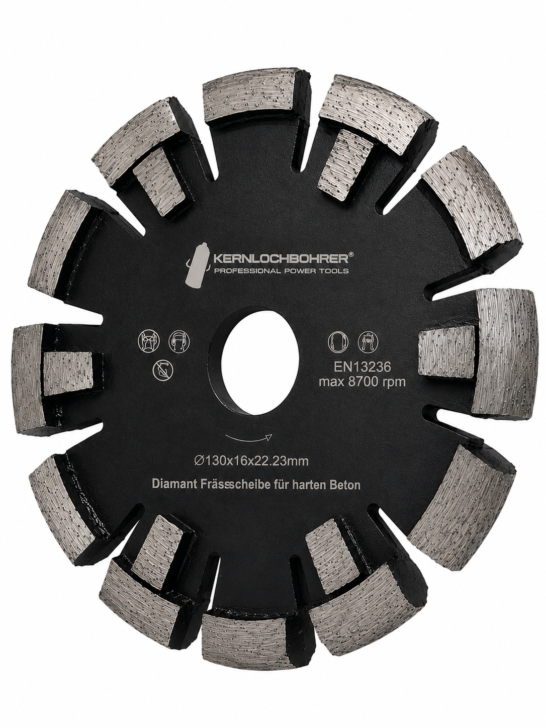 Diamant Frässcheibe für harten Beton