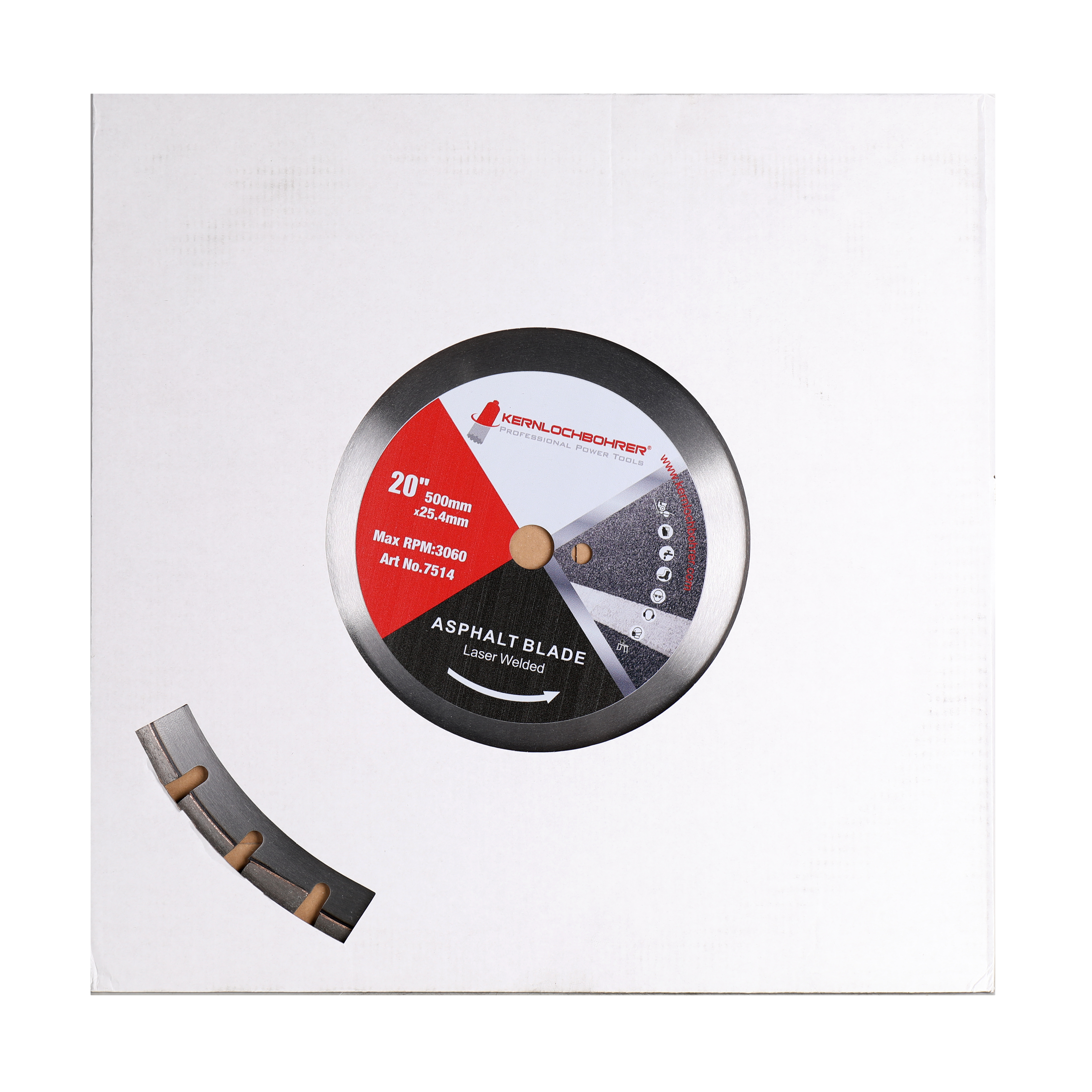 Diamanttrennscheibe für Asphalt Ø 500 mm