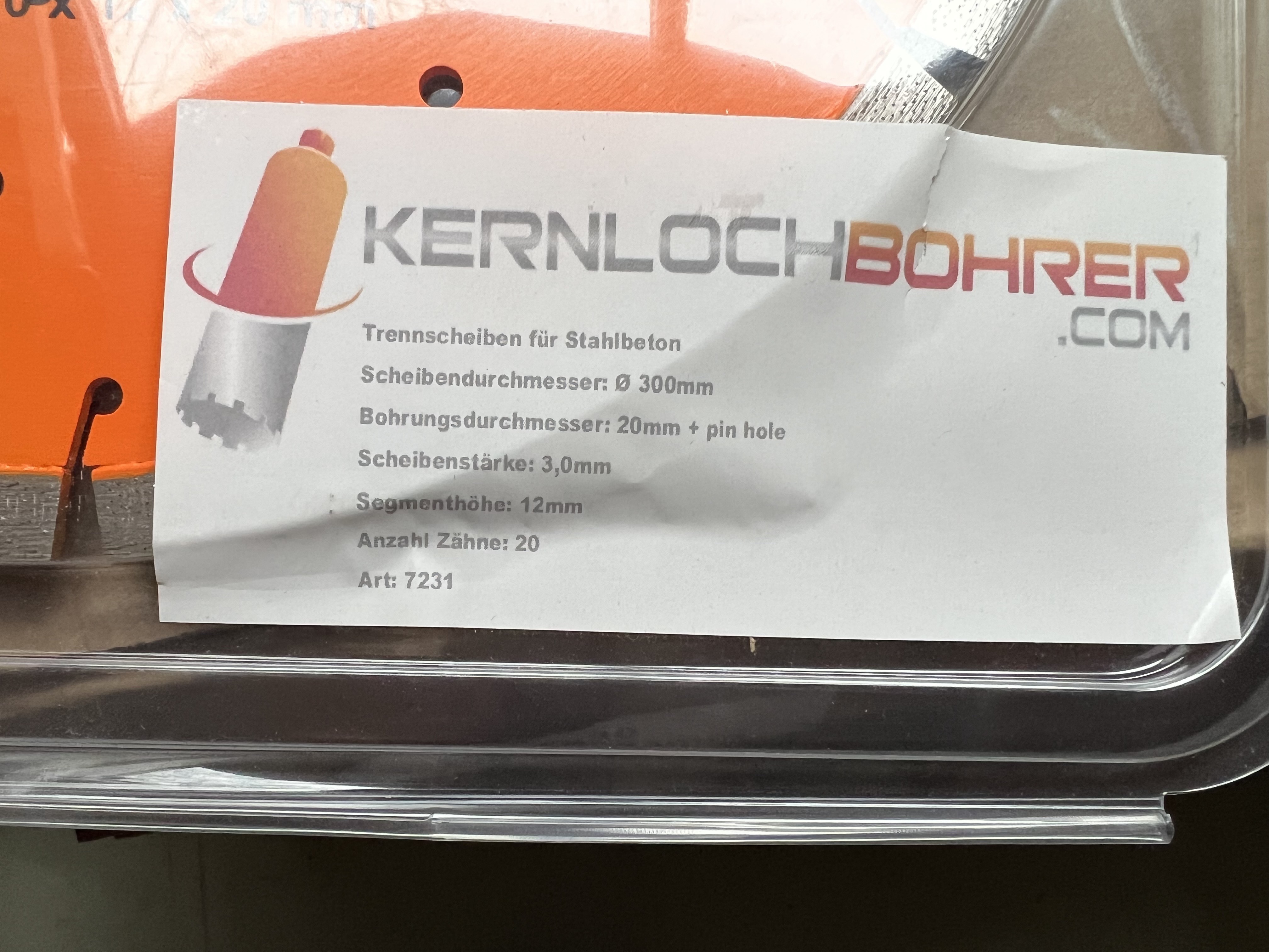 Arix krachtige diamantdoorslijpschijf Ø 300 mm