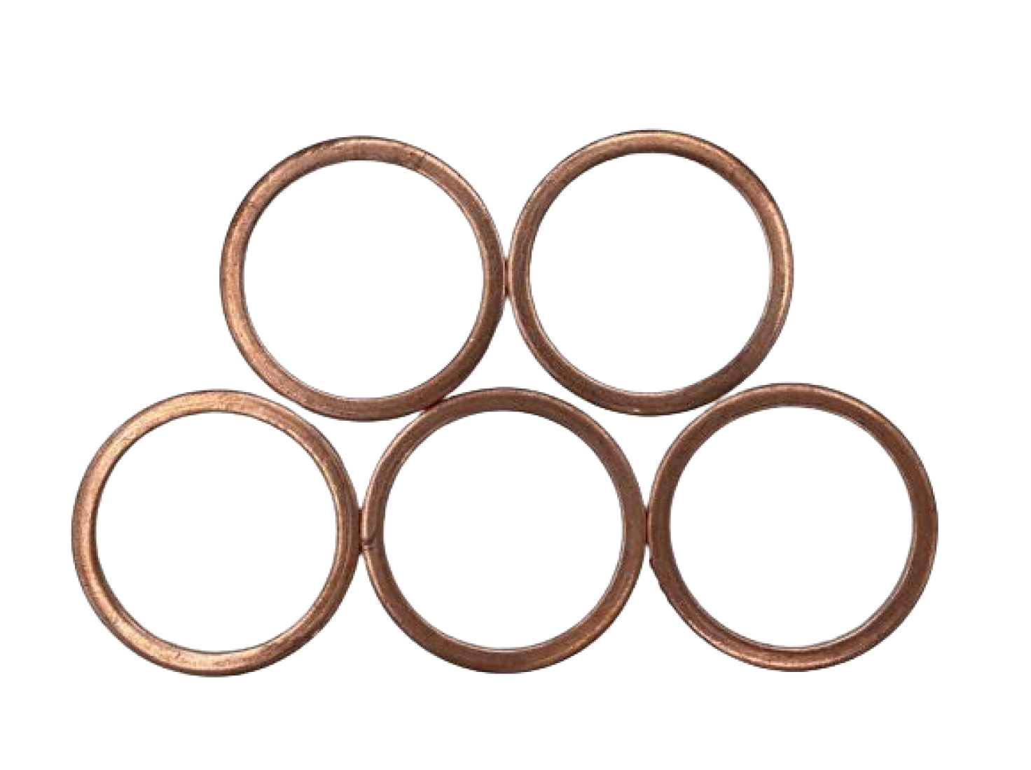 Kupferringe passend für 1 1/4 UNC (5 Stk.)