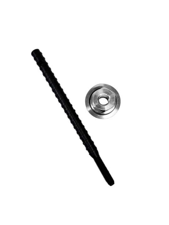 Kordel-Fix-Set Mutter L und Kordelgewindestange 200 mm / M12