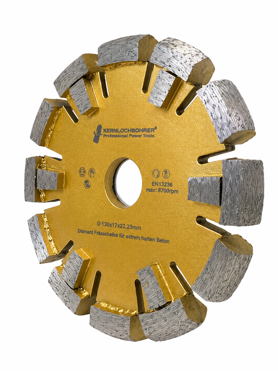 Diamant Frässcheibe für extrem harten Beton