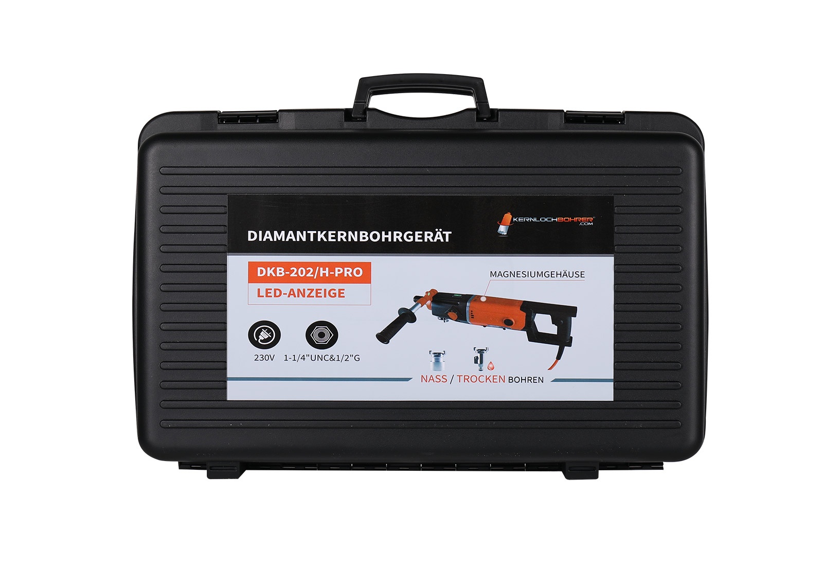 Diamant-Kernbohrgerät DKB-202/H-PRO für Nass- und Trockenbetrieb