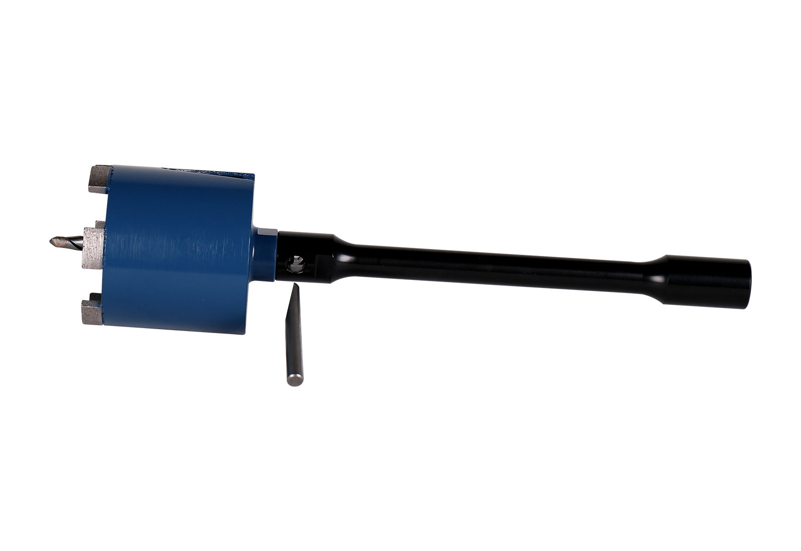 Adapter M16 Innen- und Außengewinde 180 mm mit Zentrierbohrer 8x230 mm und Treibkeil