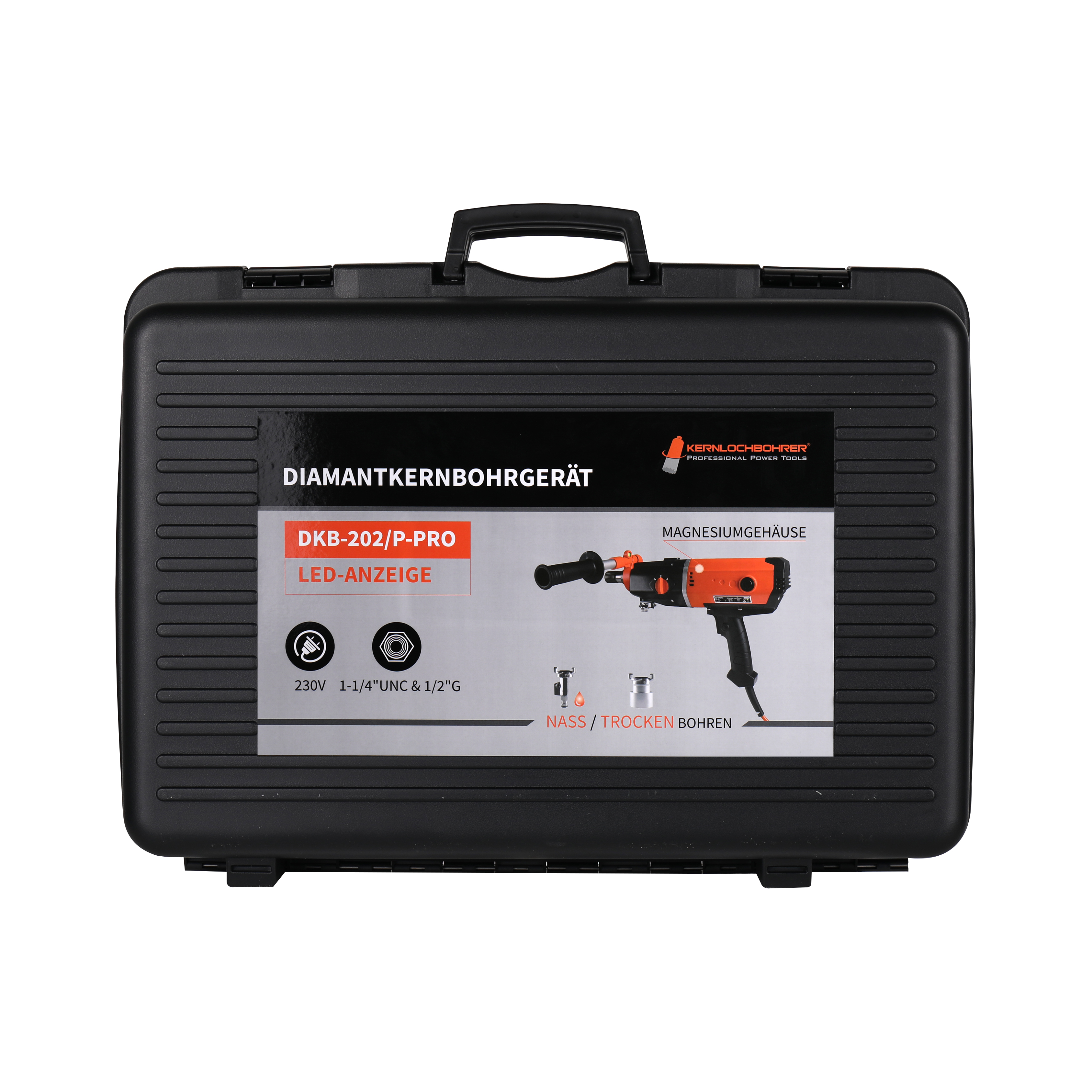 Diamant-Kernbohrgerät DKB-202/P-PRO mit Kernbohrständer KBS-252/M-PRO