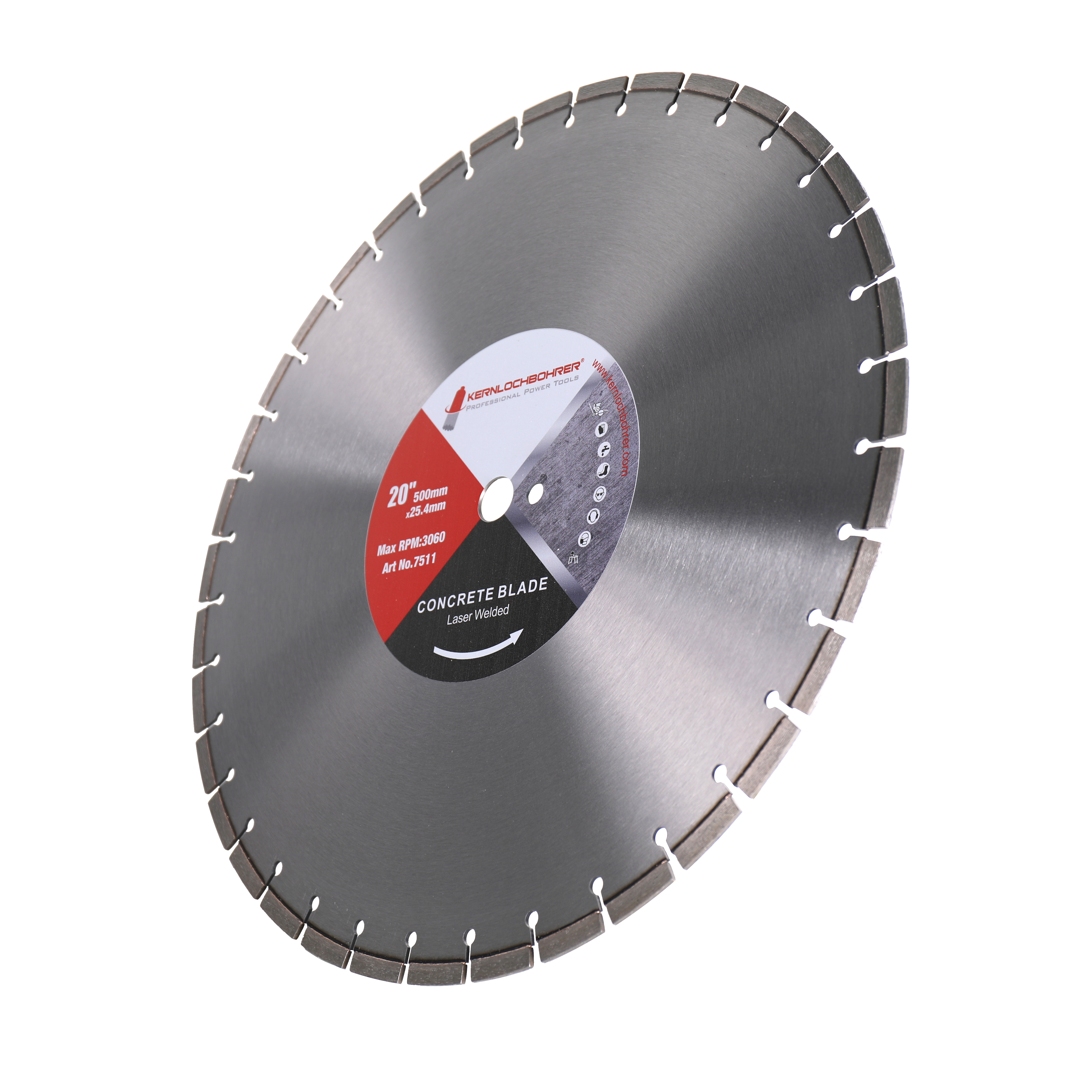 Diamanttrennscheibe für Beton Ø 500 mm