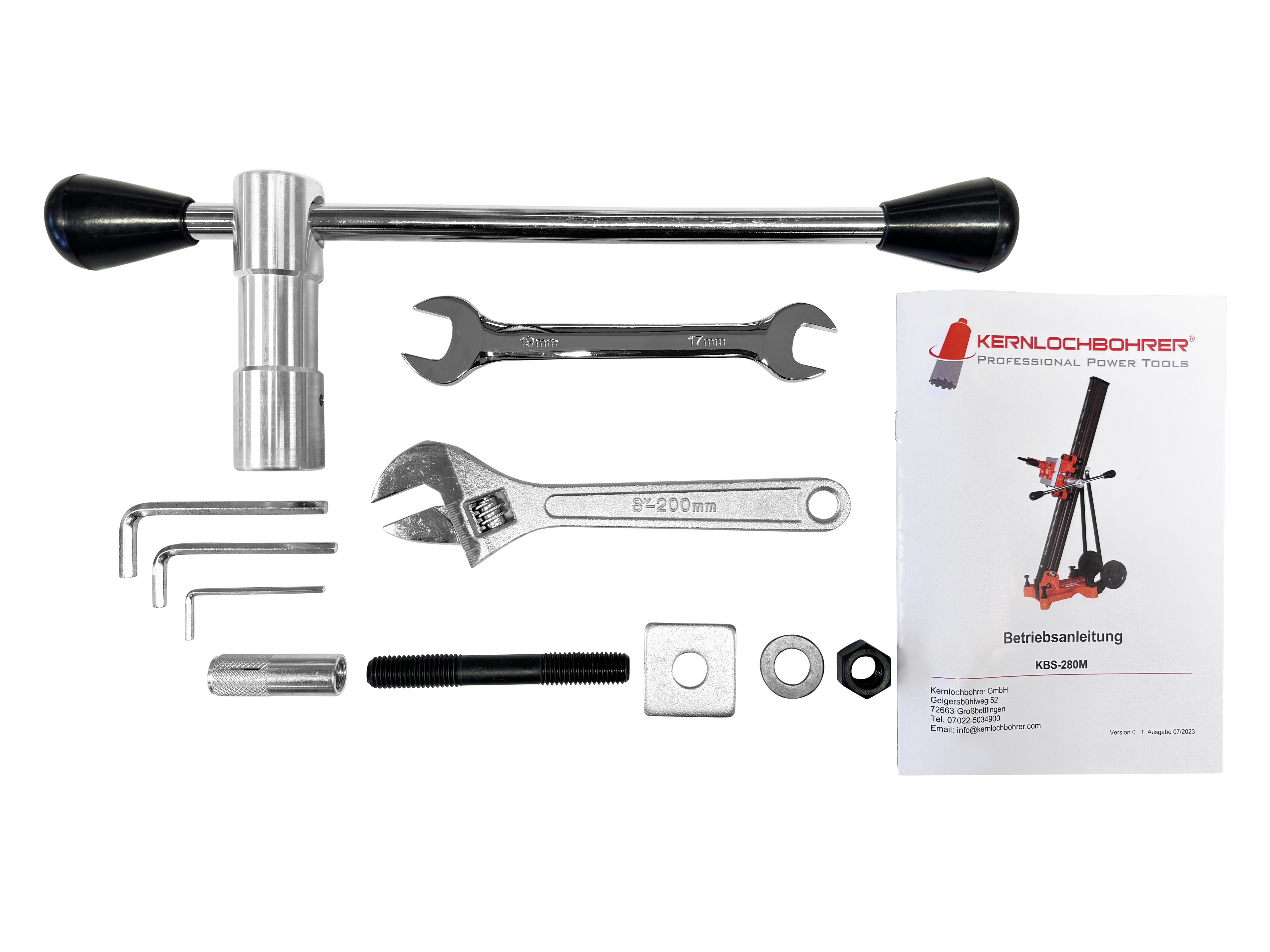 Diamant-Kernbohrgerät DKB-200/3SH mit Kernbohrständer KBS-280M