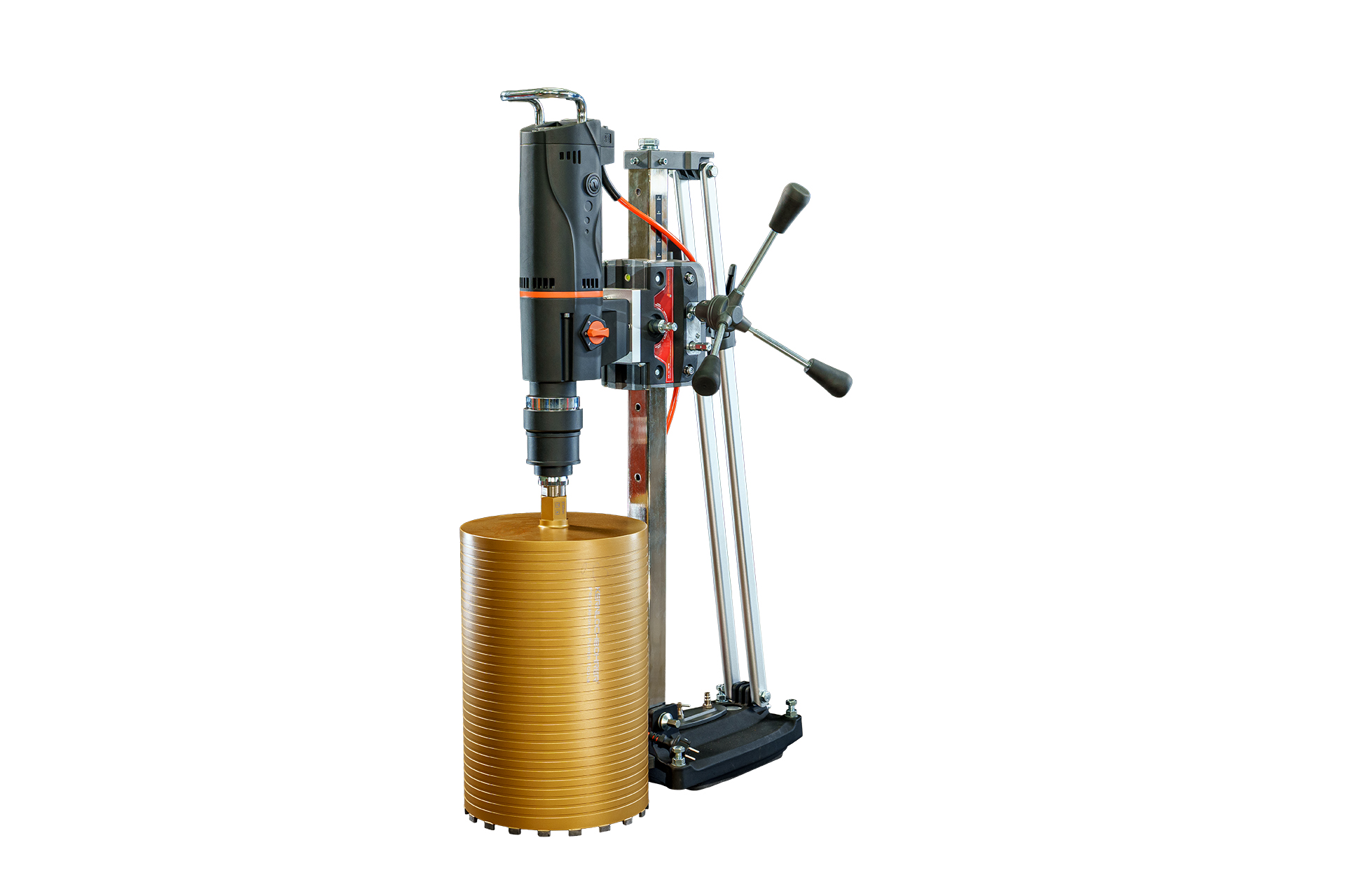 Softschlag-Kernbohrgerät SID352/PRO mit Kernbohrständer IDS352/V-PRO