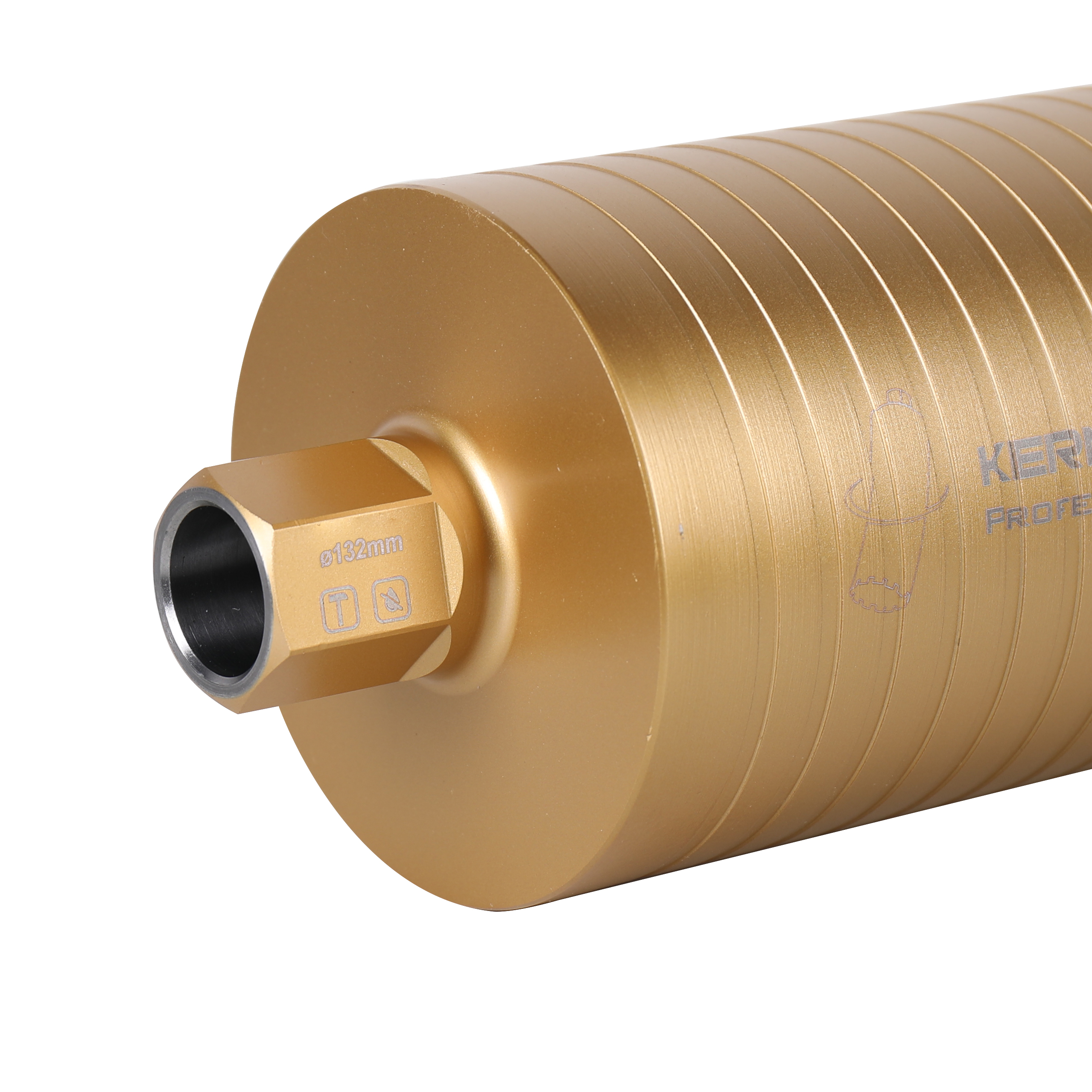 Punta diamantata a percussione morbida Ø 132 mm x 450 mm