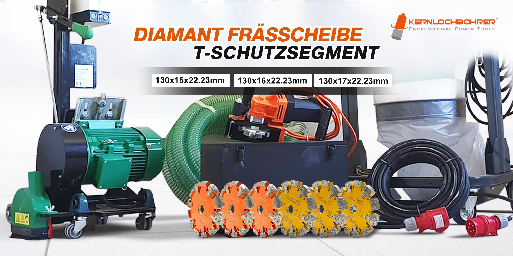 Disco diamantato ECKIG Ø 130 mm 17 mm