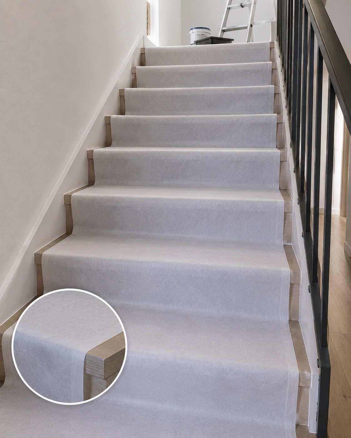 Zelfklevend schildersvlies - Afdekvlies wit 160 g/m²