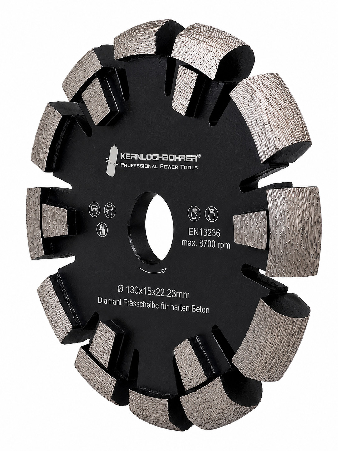 Diamant Frässcheibe für harten Beton