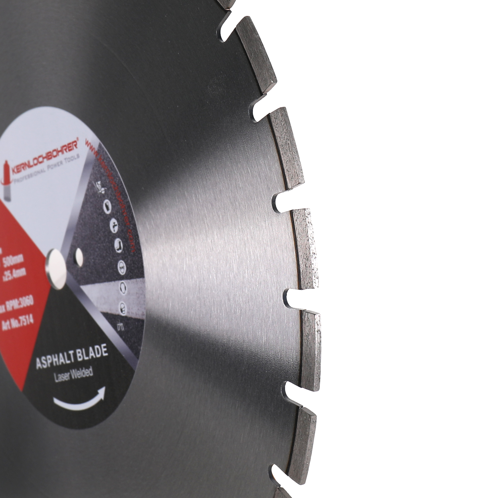 Diamanttrennscheibe für Asphalt Ø 500 mm