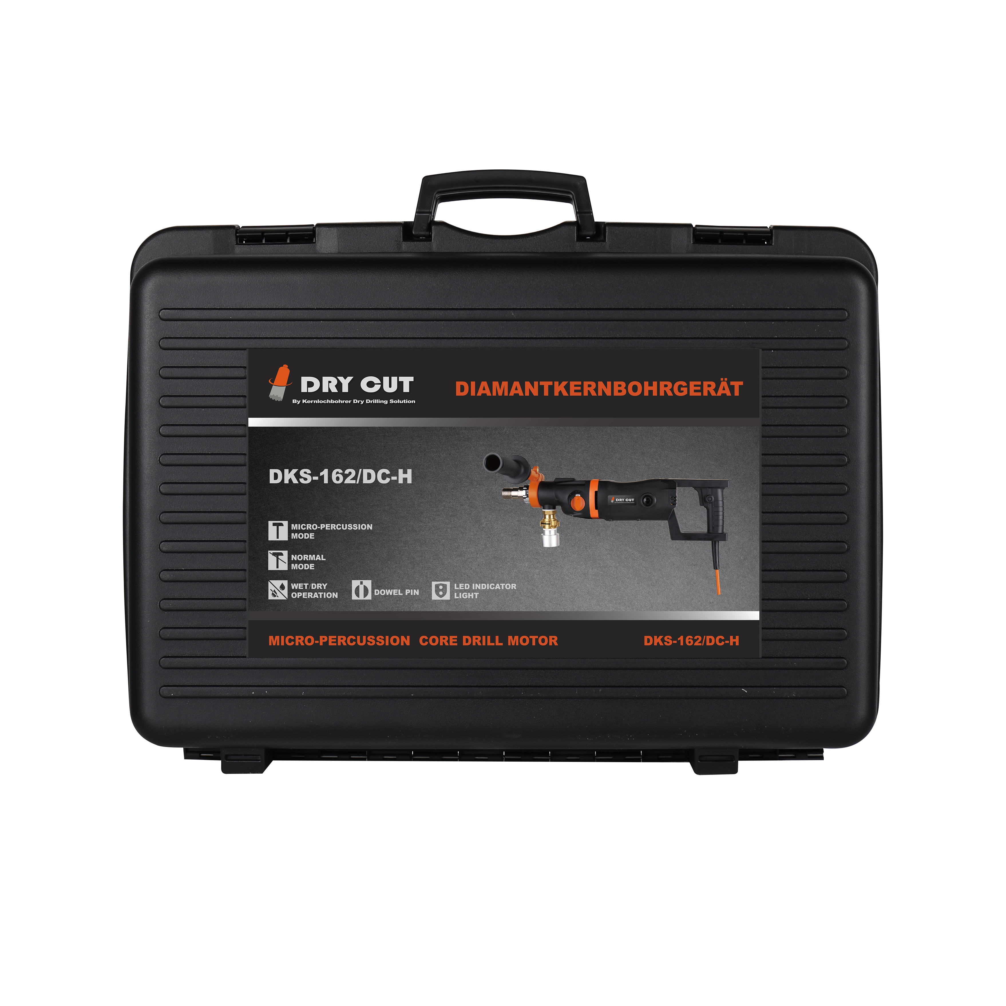 Softschlag-Kernbohrgerät DKS-162/DC-H für Nass- und Trockenbetrieb