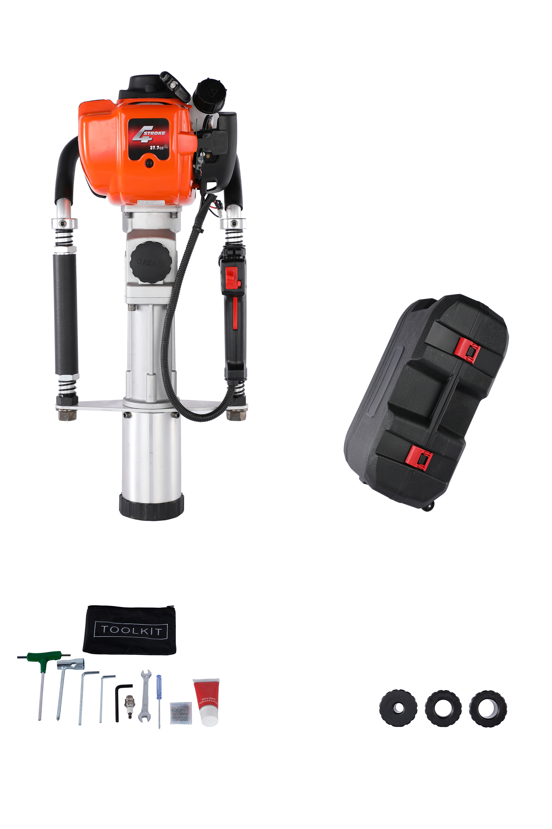 Pfahlramme „Joey“ – Die leichte Pfahlramme mit luftgekühltem 4-Takt-Benzinmotor