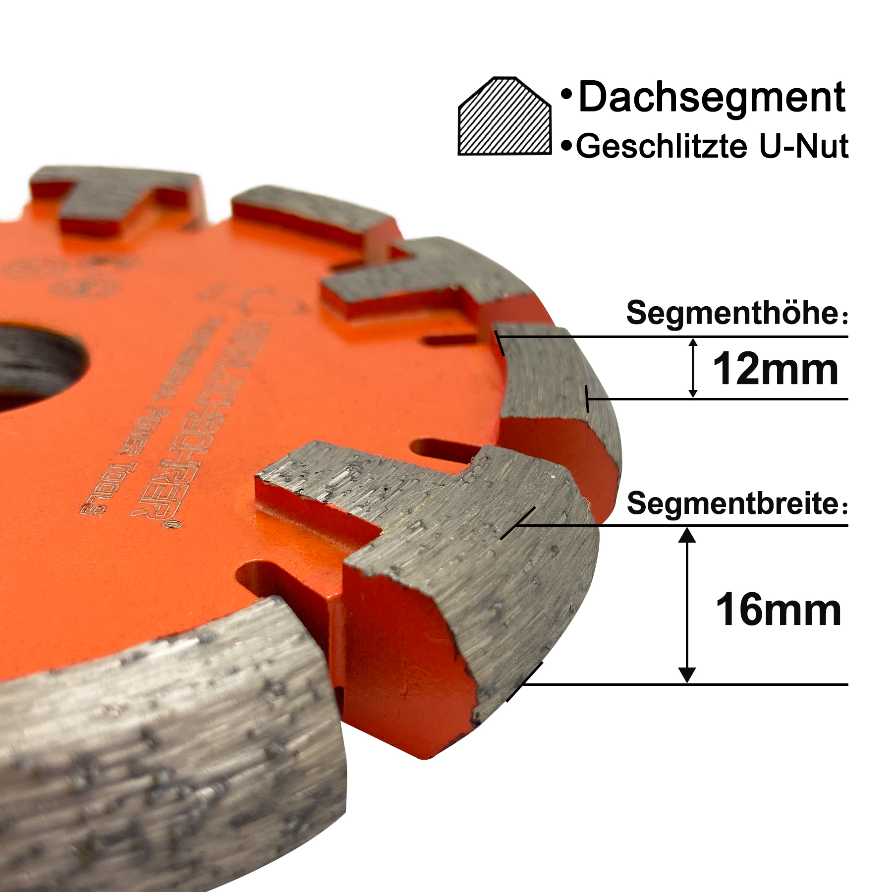 Disco diamantato ECKIG Ø 130 mm 16 mm